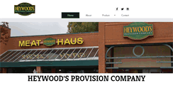 Desktop Screenshot of heywoodsmeat.com