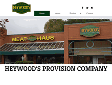 Tablet Screenshot of heywoodsmeat.com